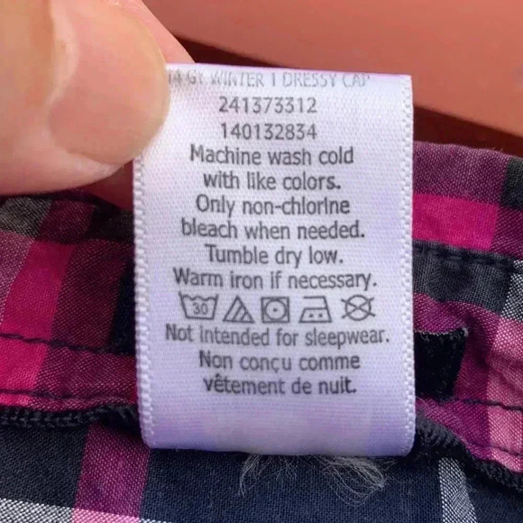 Gymboree 100% cotton, button down, plaid shirt - Picture 4 of 4